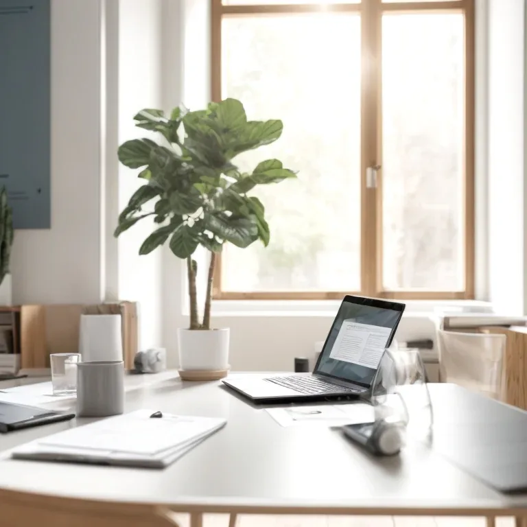 Business leader practicing mindful reflection during a meeting
